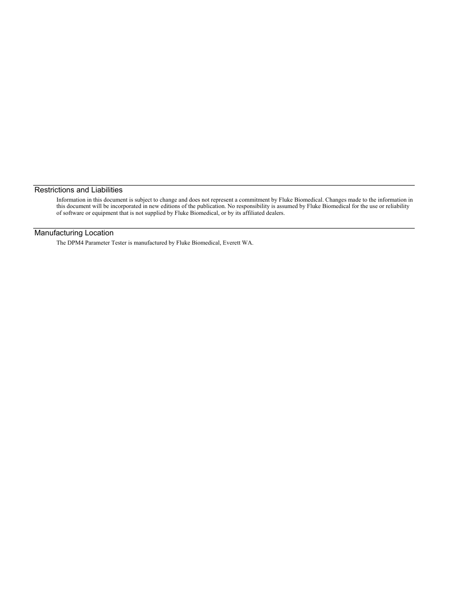 Fluke Biomedical DPM4 User Manual | Page 6 / 24