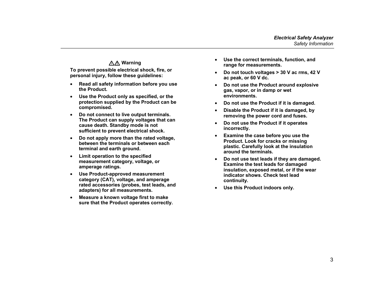 Fluke Biomedical ESA609 User Manual | Page 15 / 42