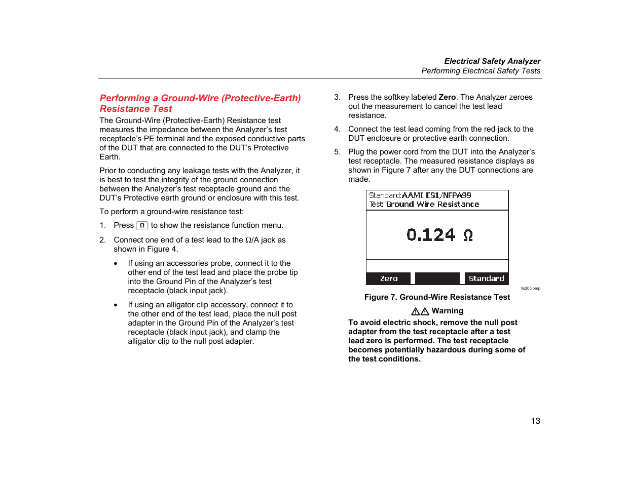 Fluke Biomedical ESA609 User Manual | Page 25 / 42