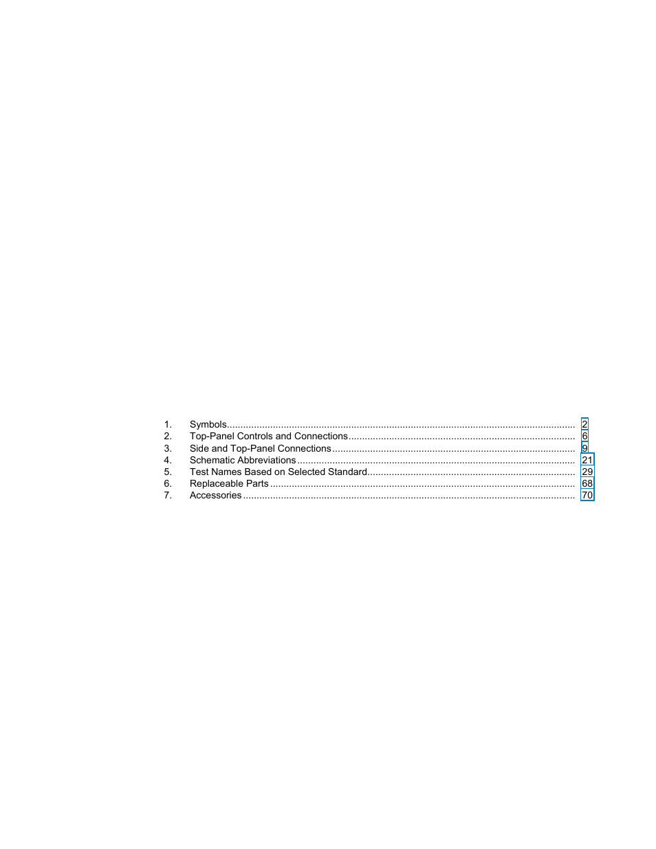 List of tables | Fluke Biomedical ESA612 User Manual | Page 11 / 88