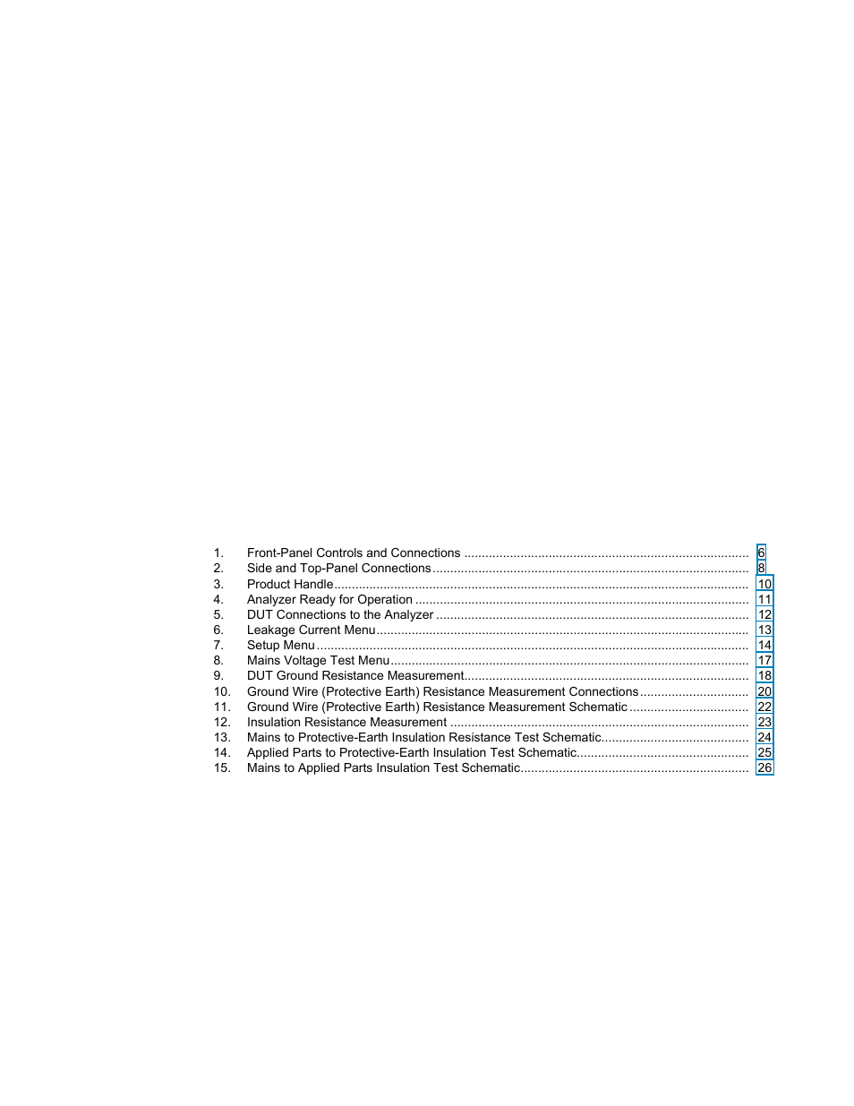 List of figures | Fluke Biomedical ESA612 User Manual | Page 13 / 88