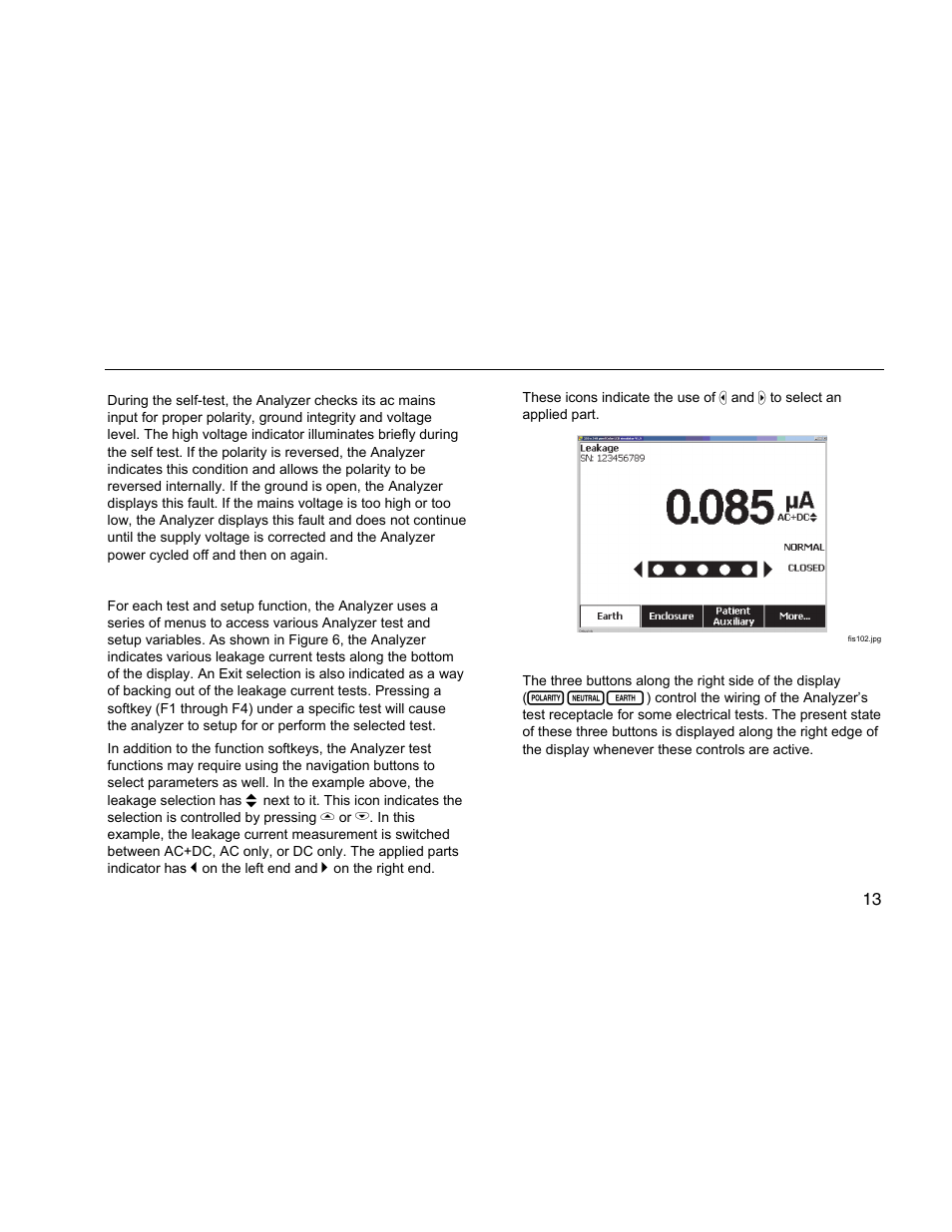 Accessing the analyzer’s functions | Fluke Biomedical ESA612 User Manual | Page 27 / 88