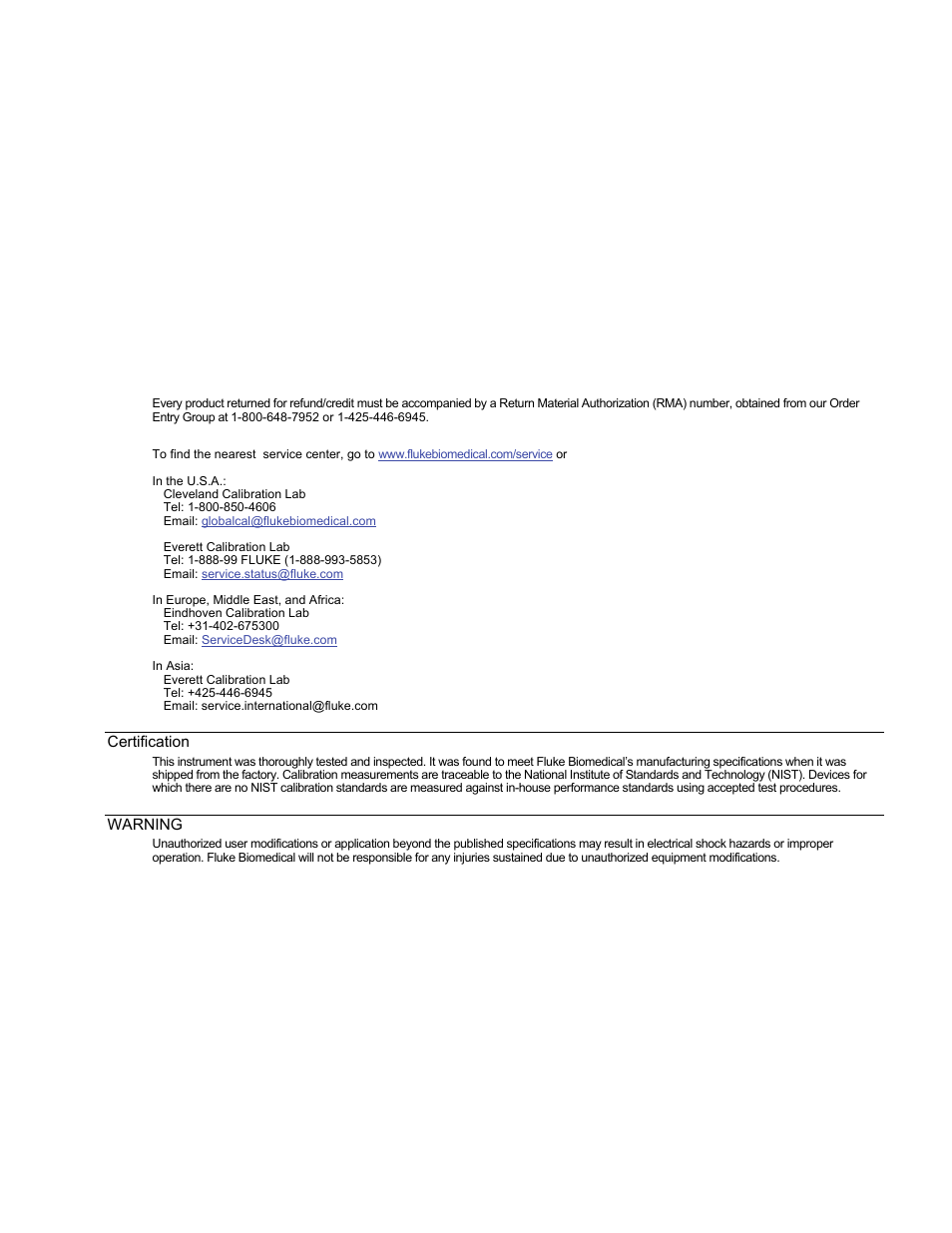 Fluke Biomedical ESA612 User Manual | Page 5 / 88