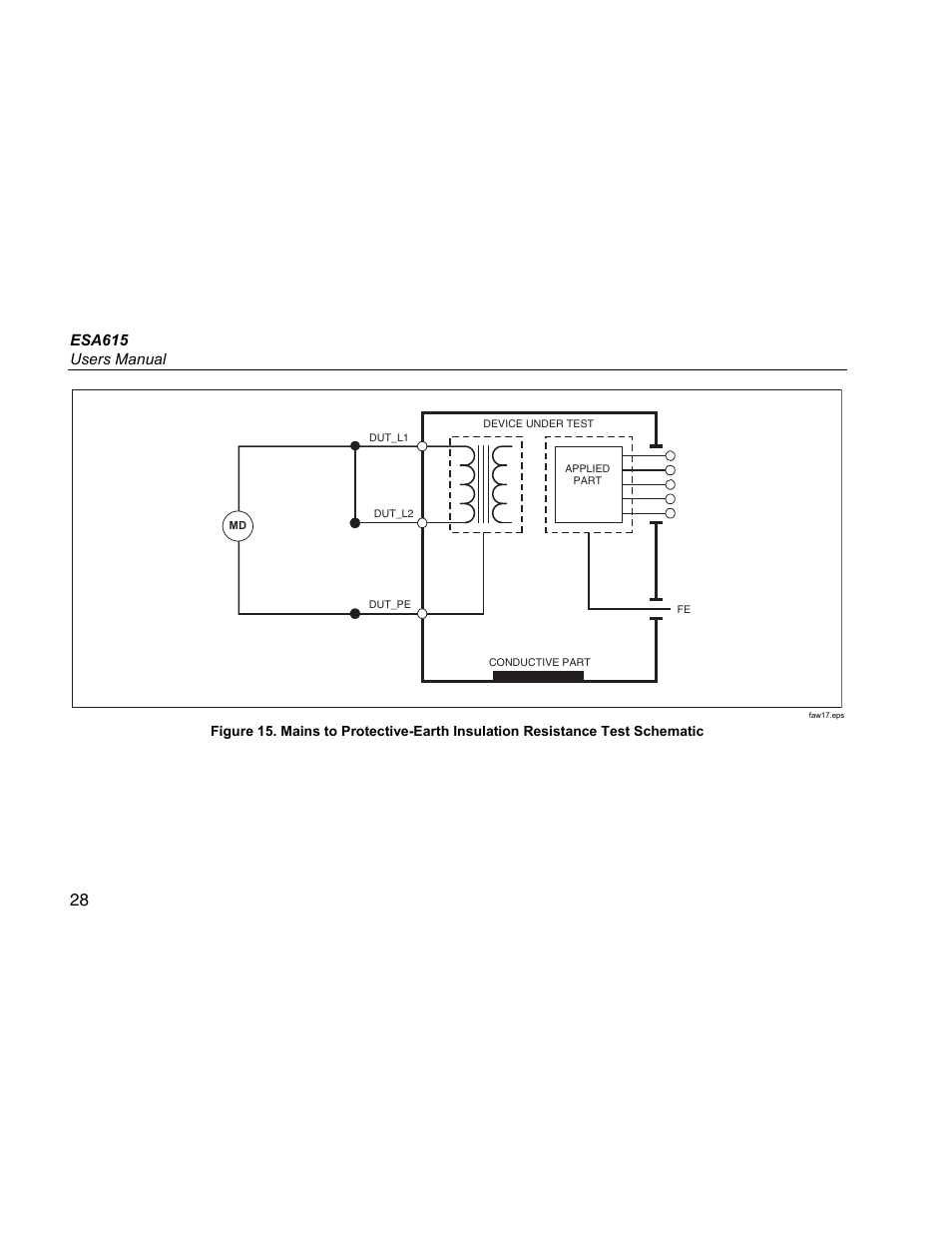 Esa615 users manual | Fluke Biomedical ESA615 User Manual | Page 42 / 96