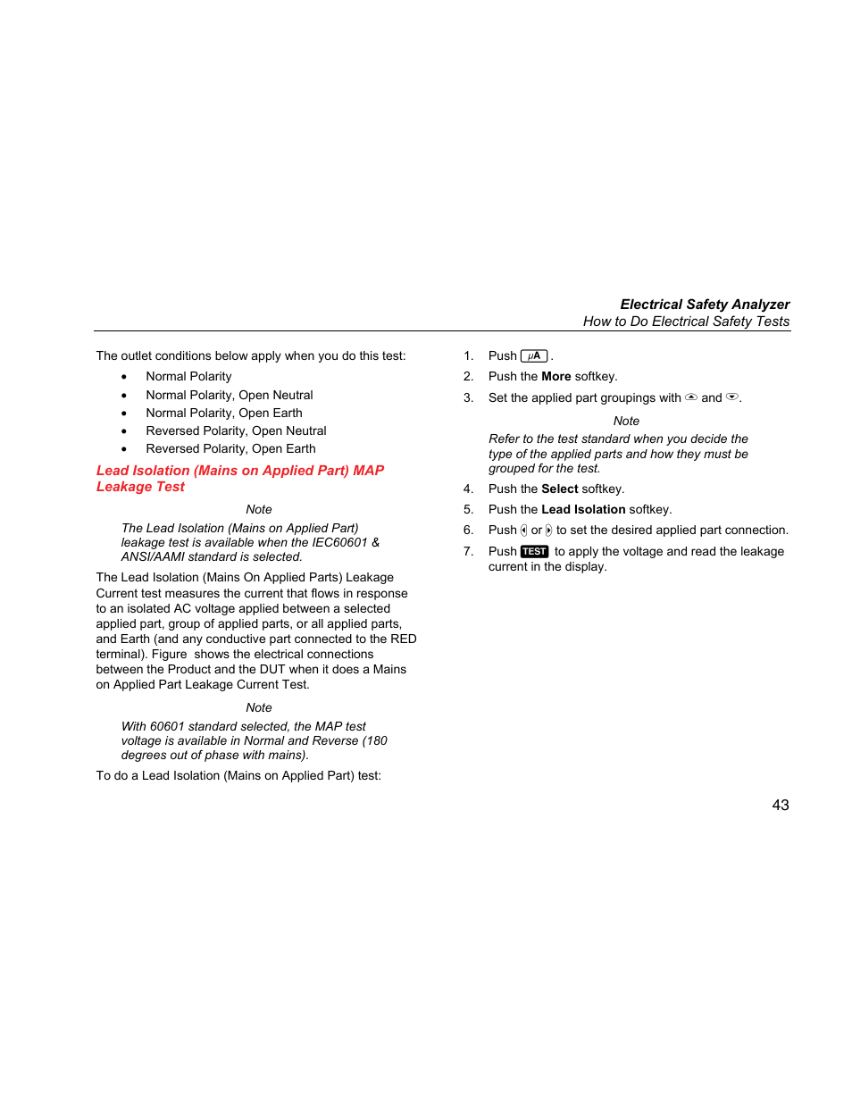 Fluke Biomedical ESA615 User Manual | Page 57 / 96