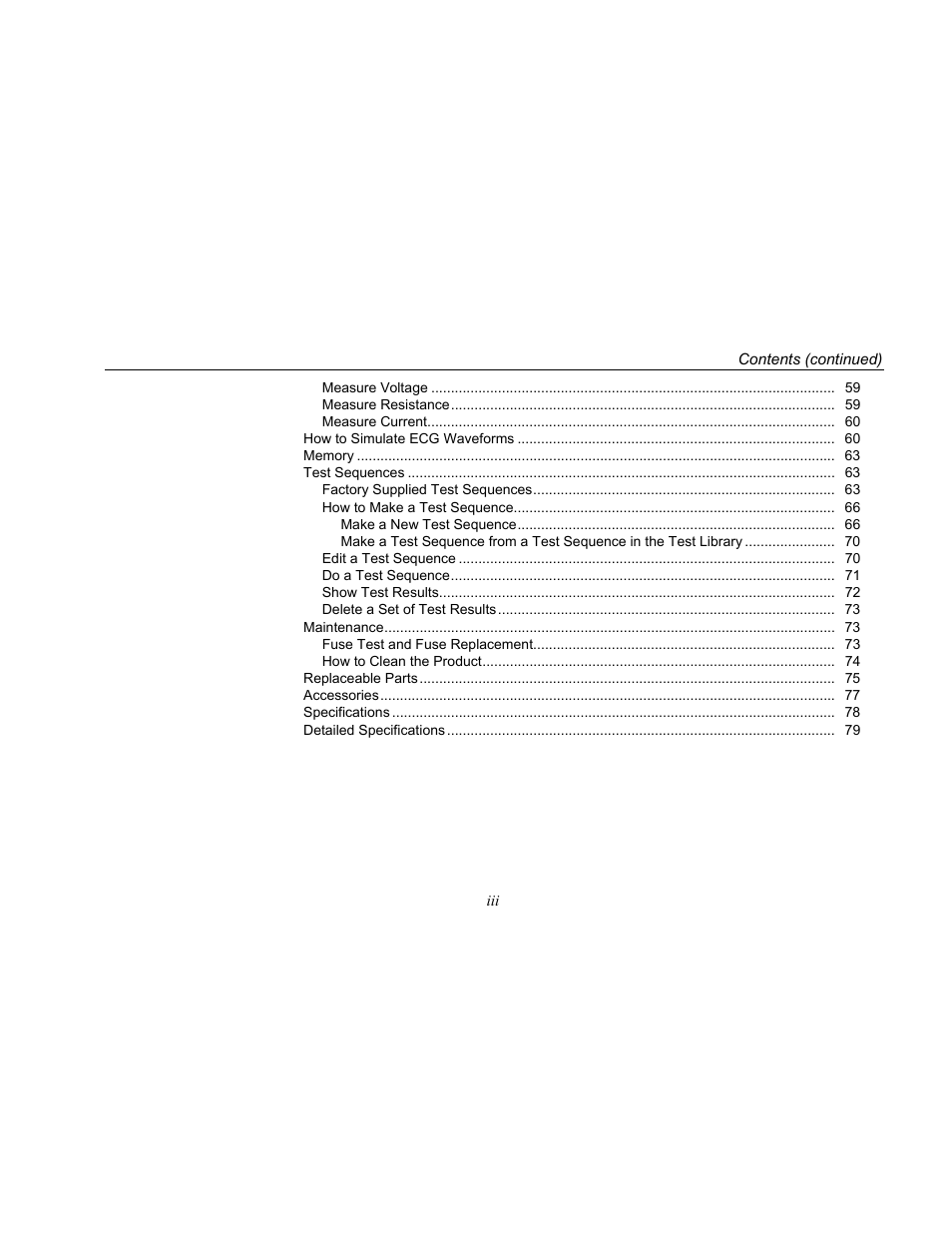 Fluke Biomedical ESA615 User Manual | Page 9 / 96