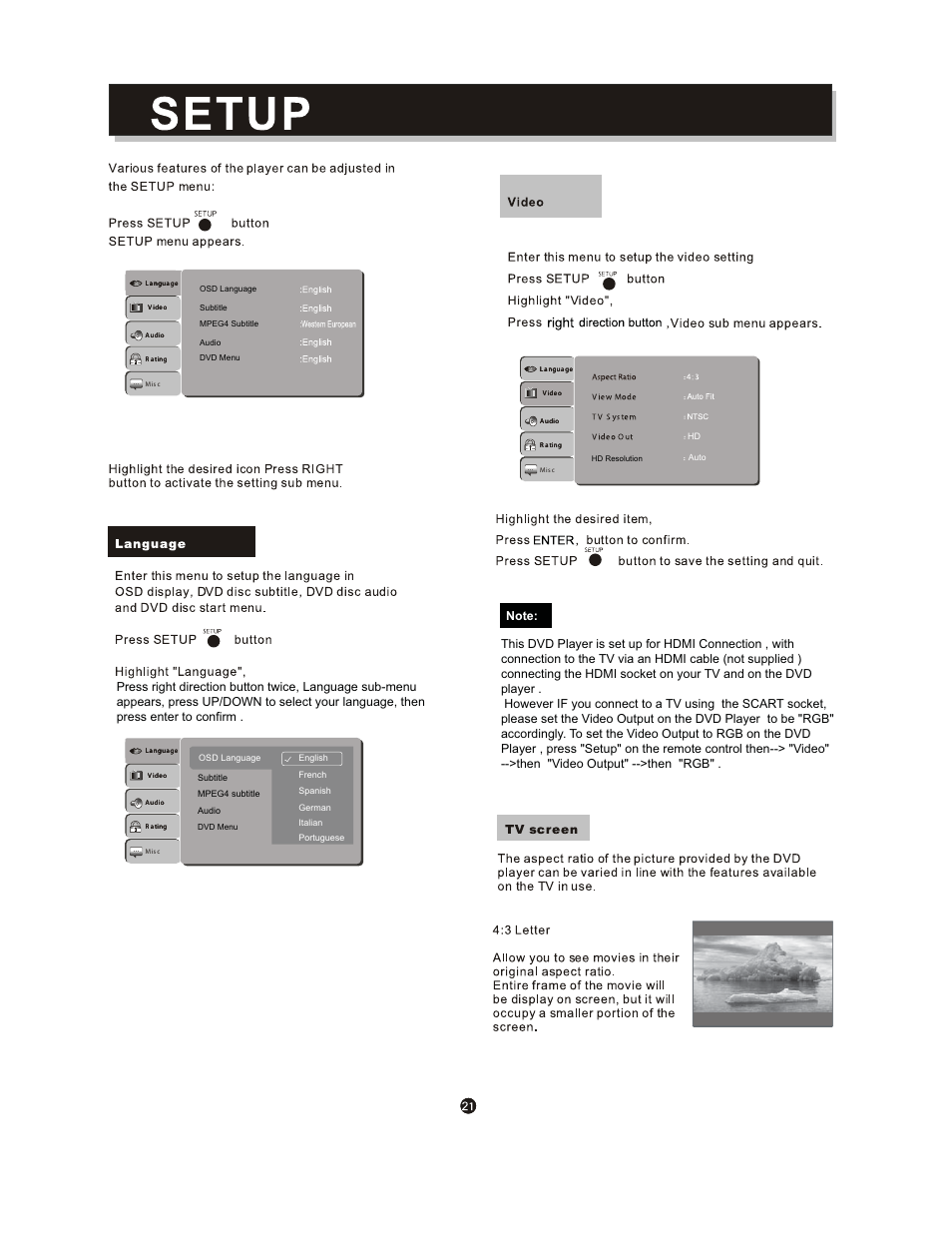 Curtis DVD1098C User Manual | Page 25 / 29