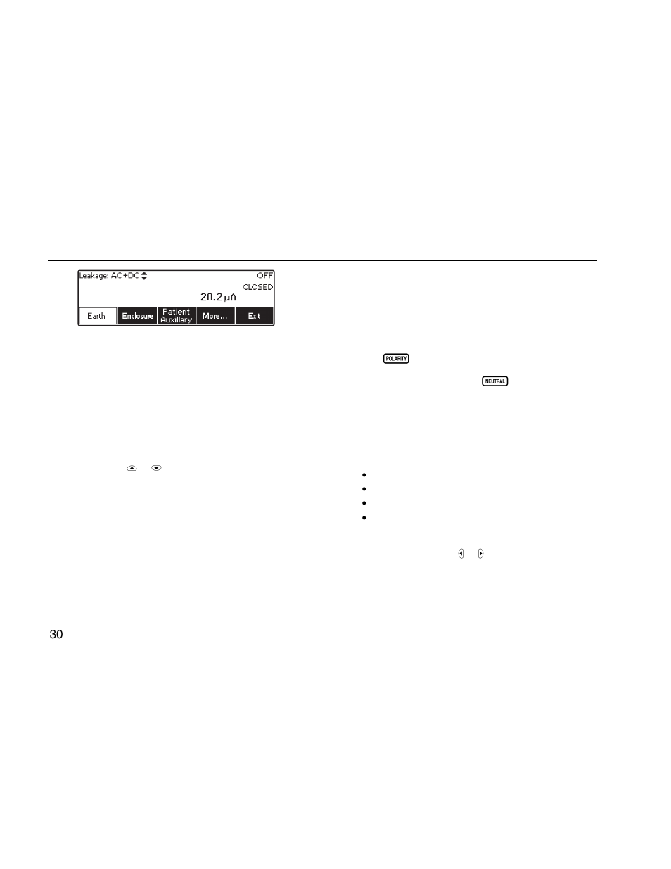 Measuring earth leakage current | Fluke Biomedical ESA620 User Manual | Page 44 / 76