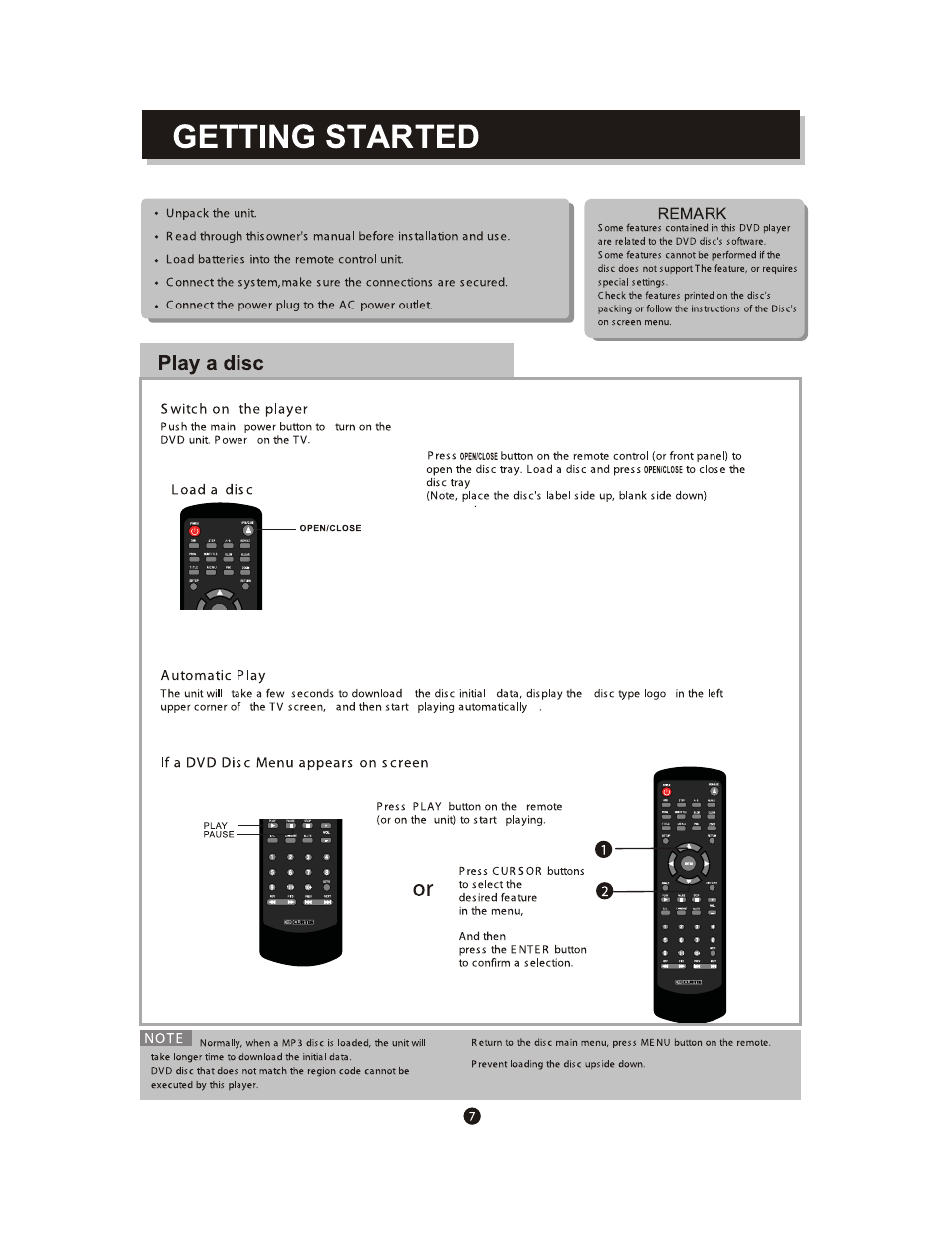 Curtis DVD1098B User Manual | Page 11 / 29