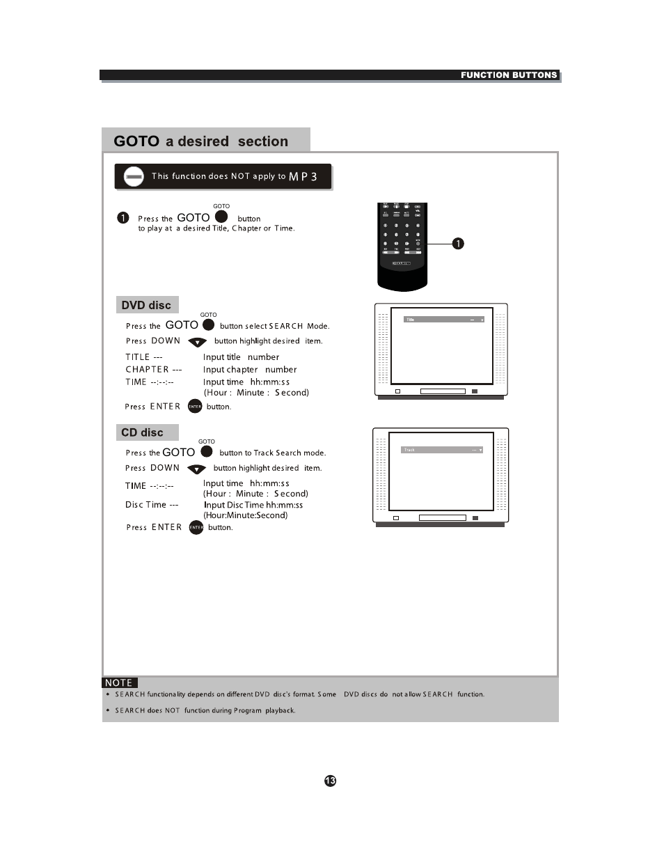 Goto | Curtis DVD1098B User Manual | Page 17 / 29