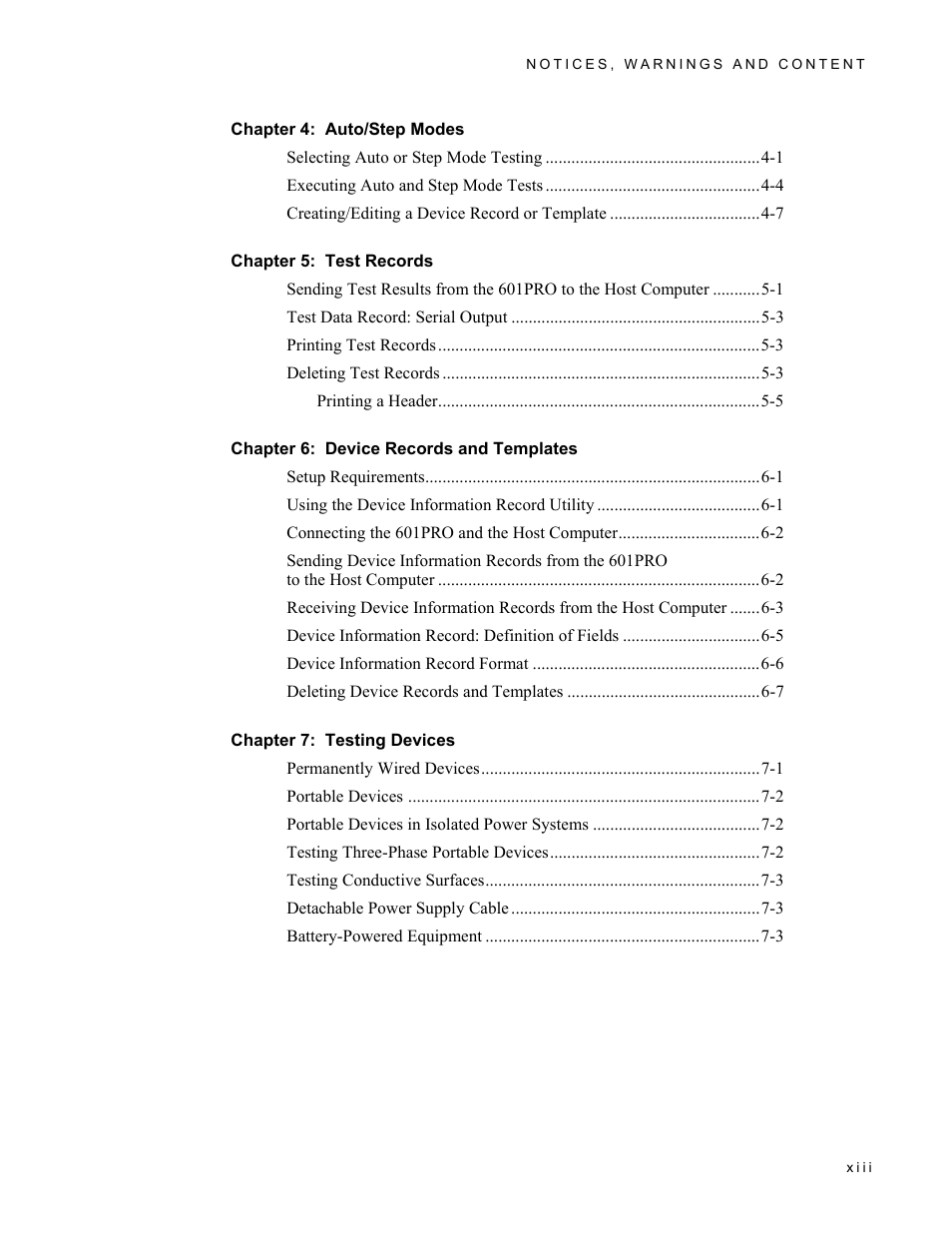 Fluke Biomedical 601PRO XL User Manual | Page 13 / 186