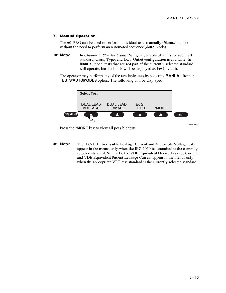 Manual operation | Fluke Biomedical 601PRO XL User Manual | Page 53 / 186
