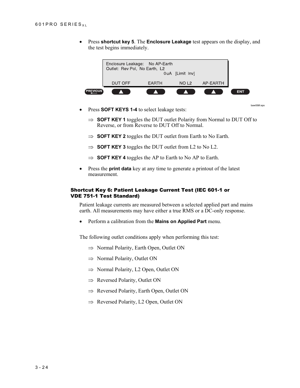 Fluke Biomedical 601PRO XL User Manual | Page 64 / 186