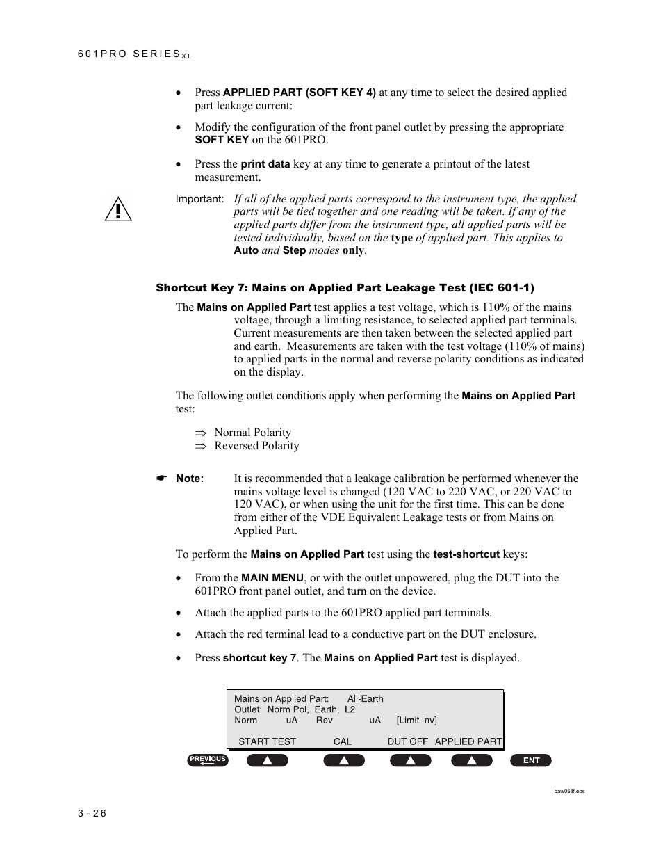 Fluke Biomedical 601PRO XL User Manual | Page 66 / 186