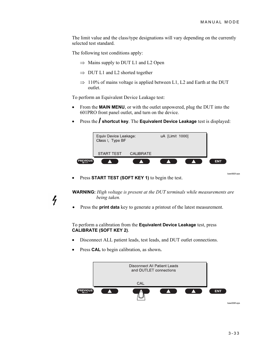 Fluke Biomedical 601PRO XL User Manual | Page 73 / 186