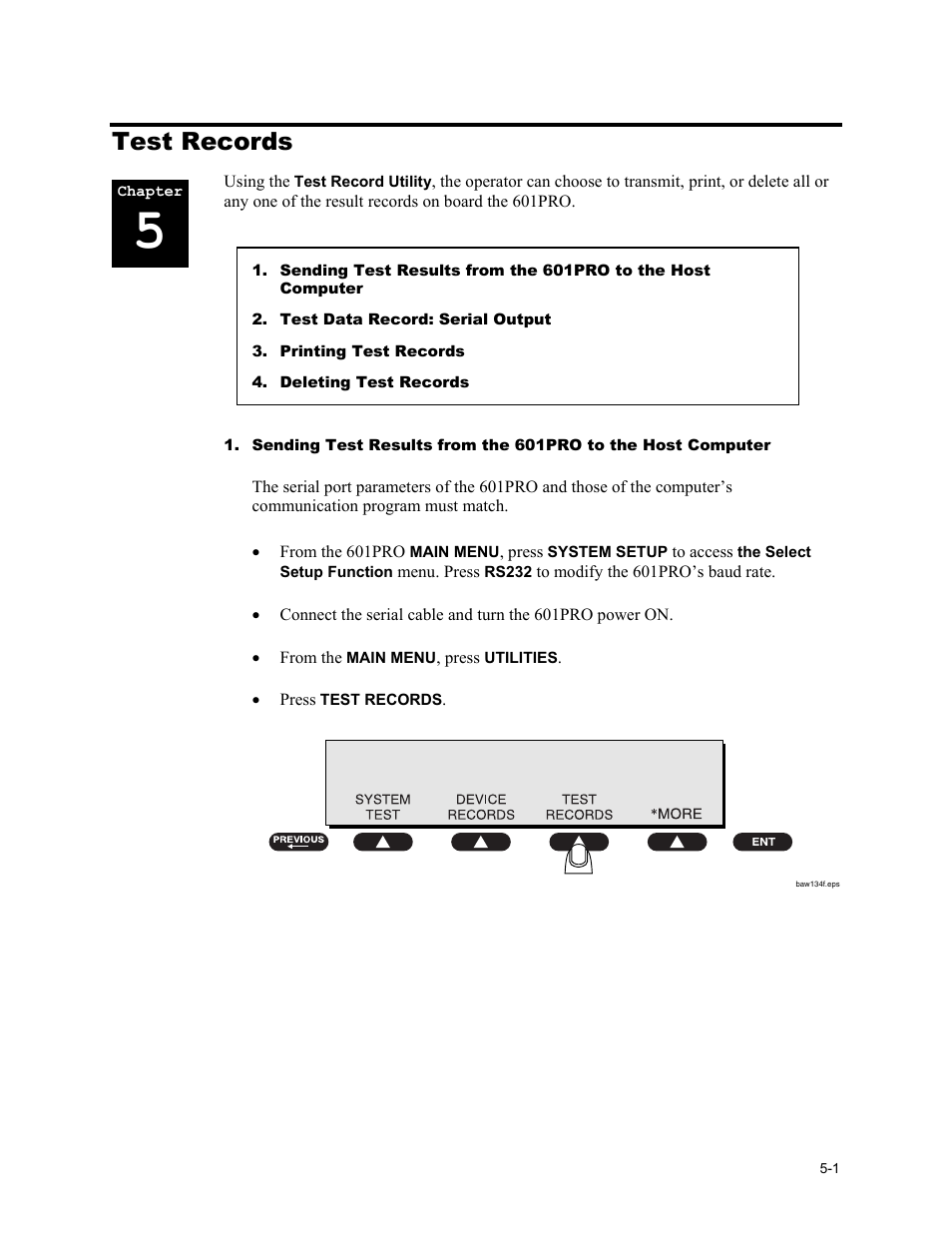 Test records | Fluke Biomedical 601PRO XL User Manual | Page 95 / 186