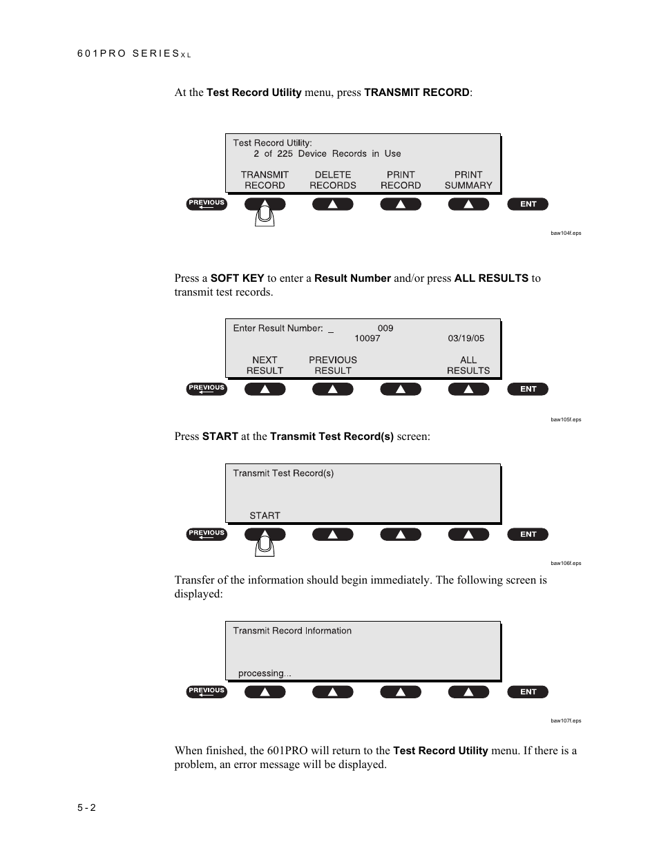 Fluke Biomedical 601PRO XL User Manual | Page 96 / 186