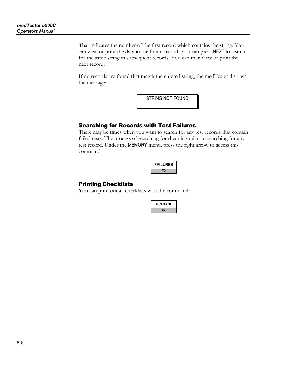 Fluke Biomedical medTester 5000C User Manual | Page 122 / 292