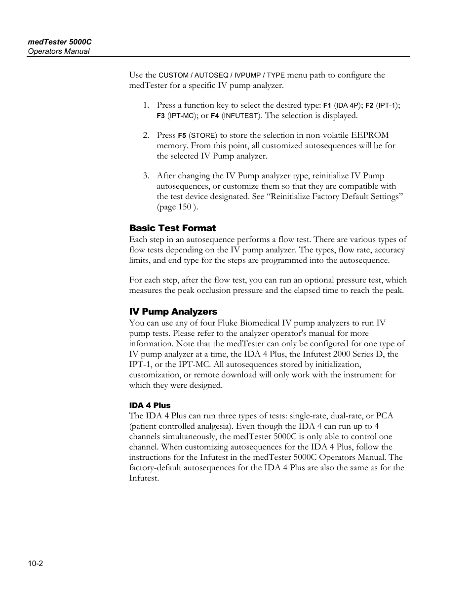 Fluke Biomedical medTester 5000C User Manual | Page 140 / 292