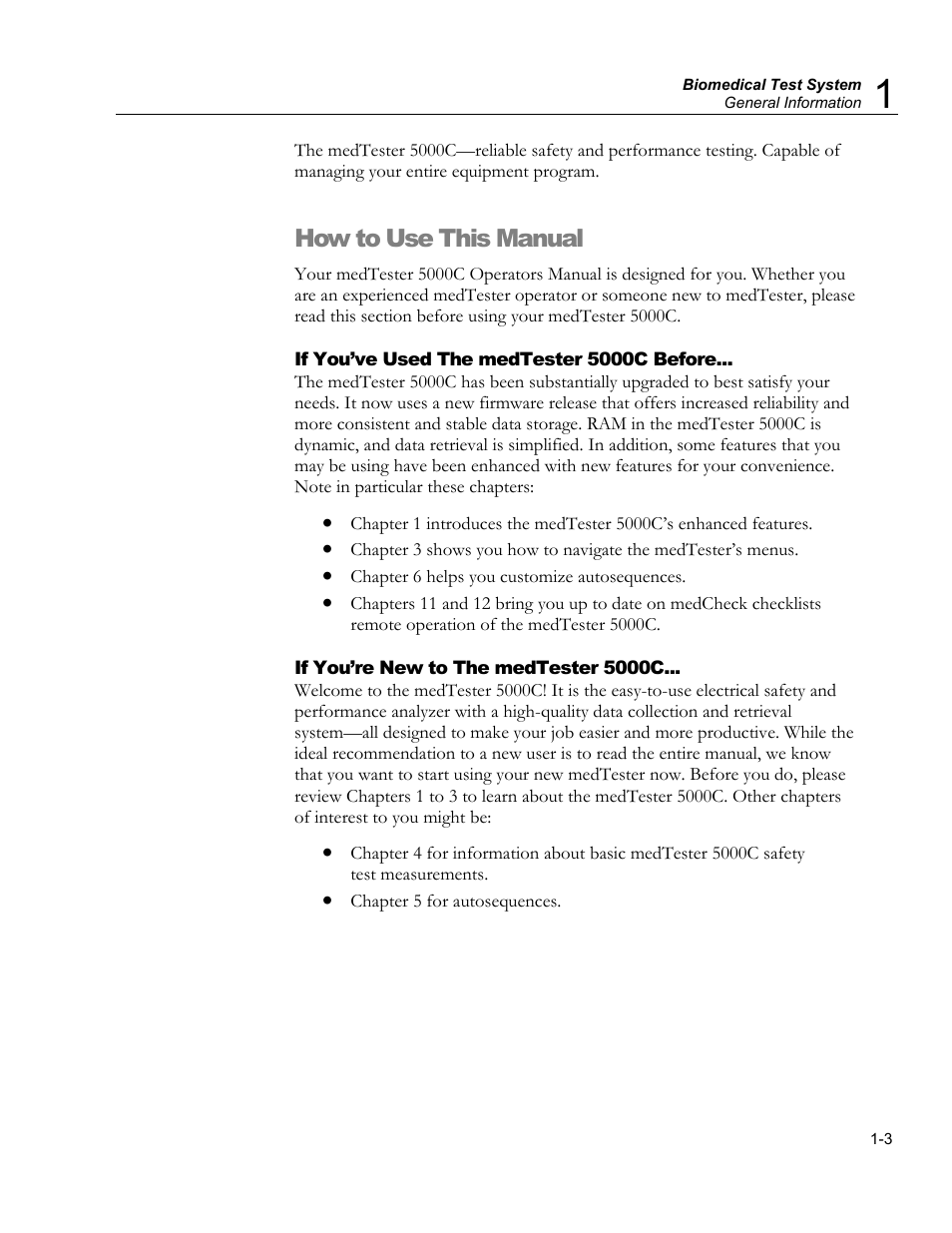 Medtester€5000c optional modules, How to use this manual | Fluke Biomedical medTester 5000C User Manual | Page 15 / 292