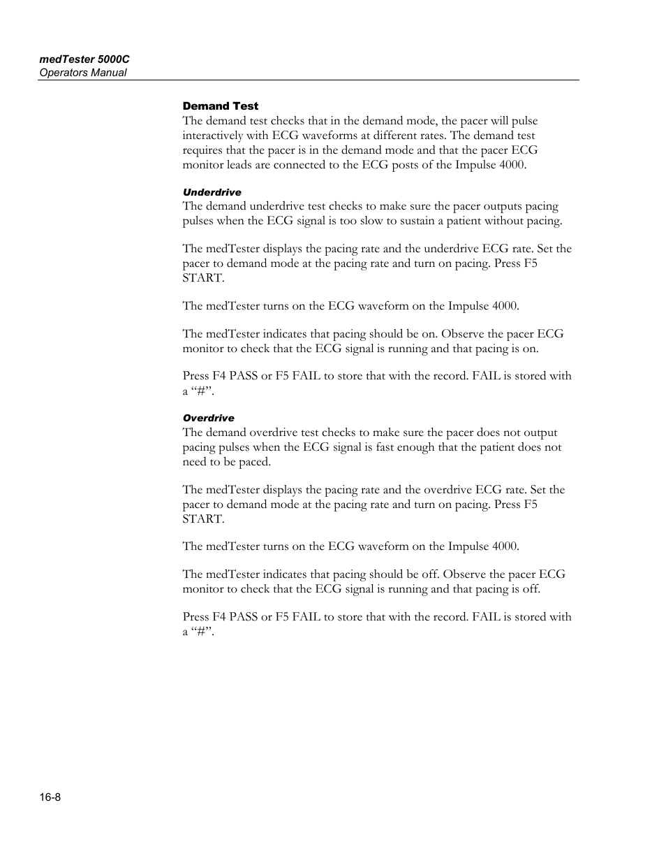 Fluke Biomedical medTester 5000C User Manual | Page 264 / 292