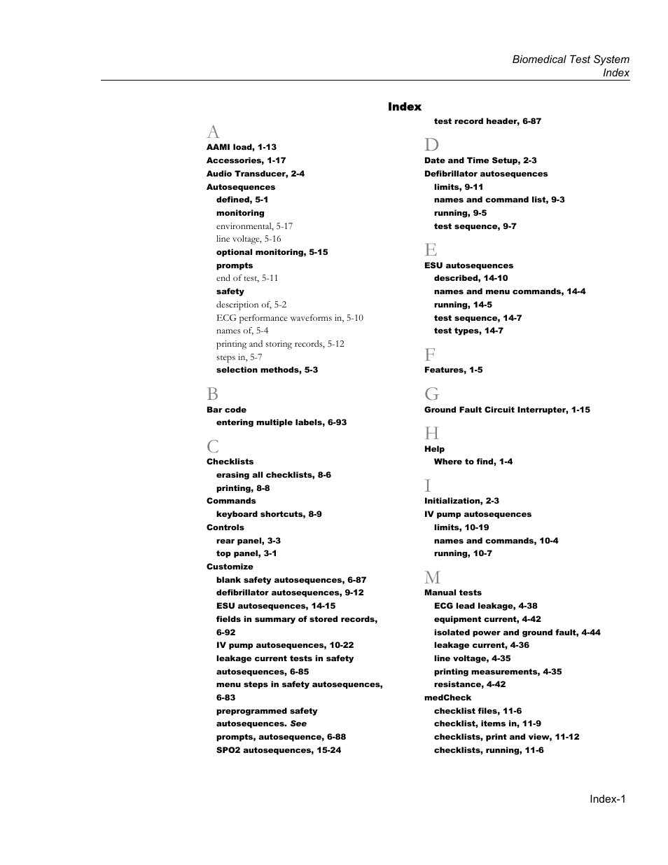 Fluke Biomedical medTester 5000C User Manual | Page 289 / 292