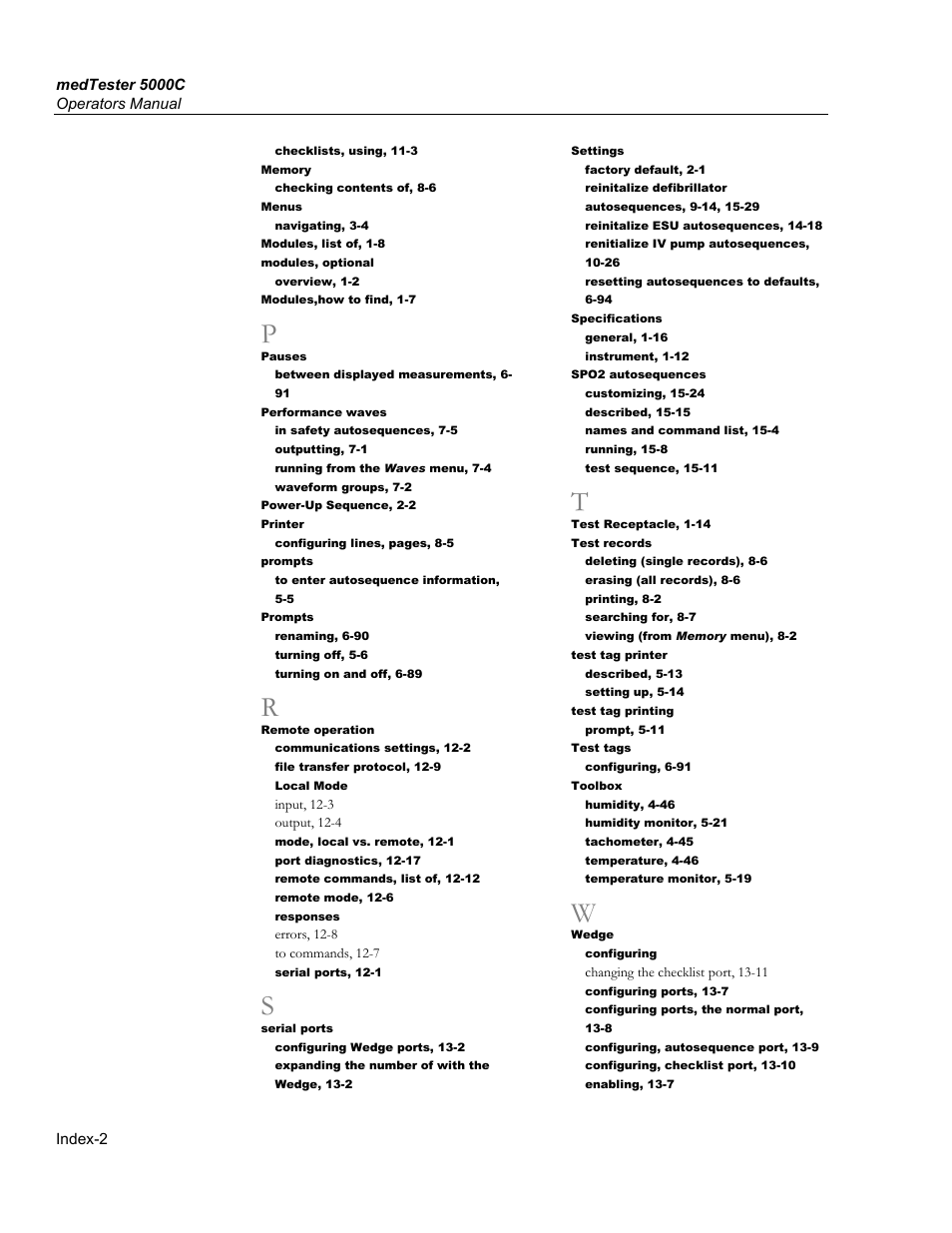 Fluke Biomedical medTester 5000C User Manual | Page 290 / 292