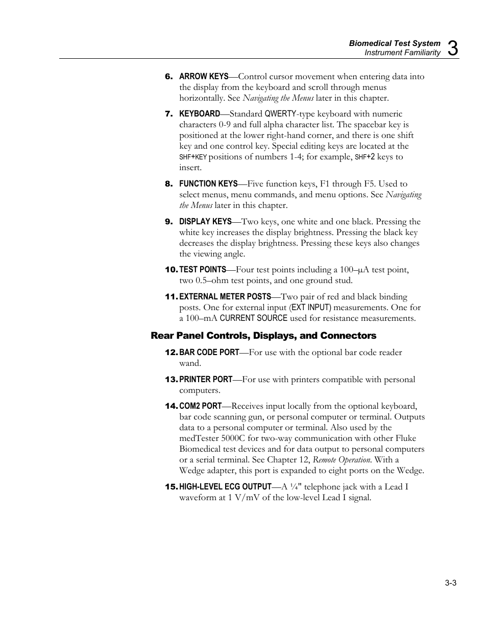 Manual tests, Performing manual tests, Printing manual measurements | Line voltage | Fluke Biomedical medTester 5000C User Manual | Page 43 / 292