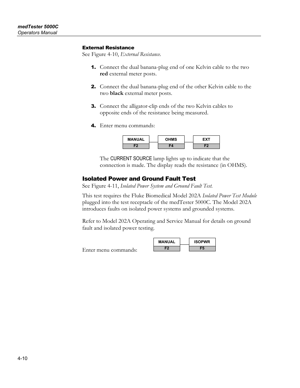 Fluke Biomedical medTester 5000C User Manual | Page 56 / 292