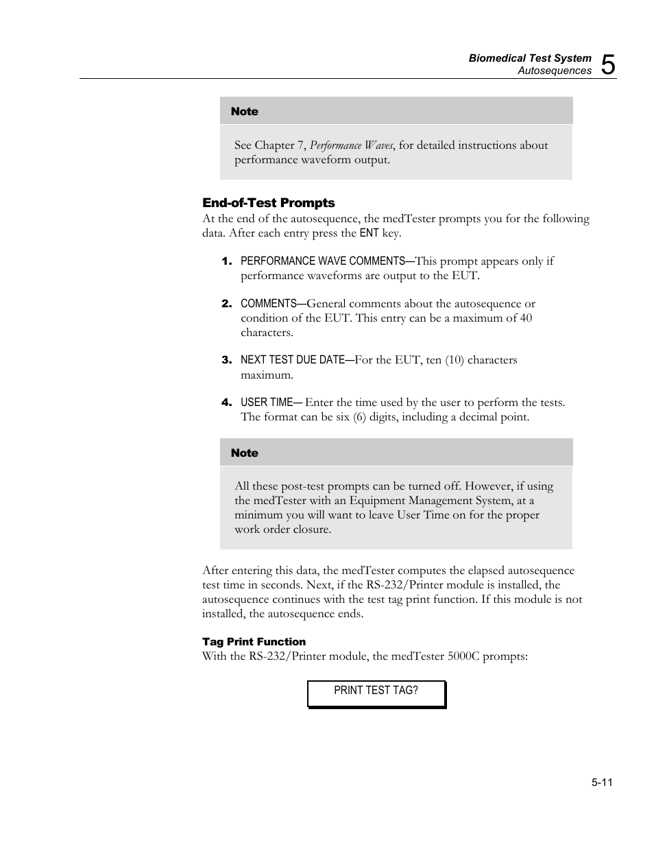 Optional monitoring autosequences | Fluke Biomedical medTester 5000C User Manual | Page 81 / 292