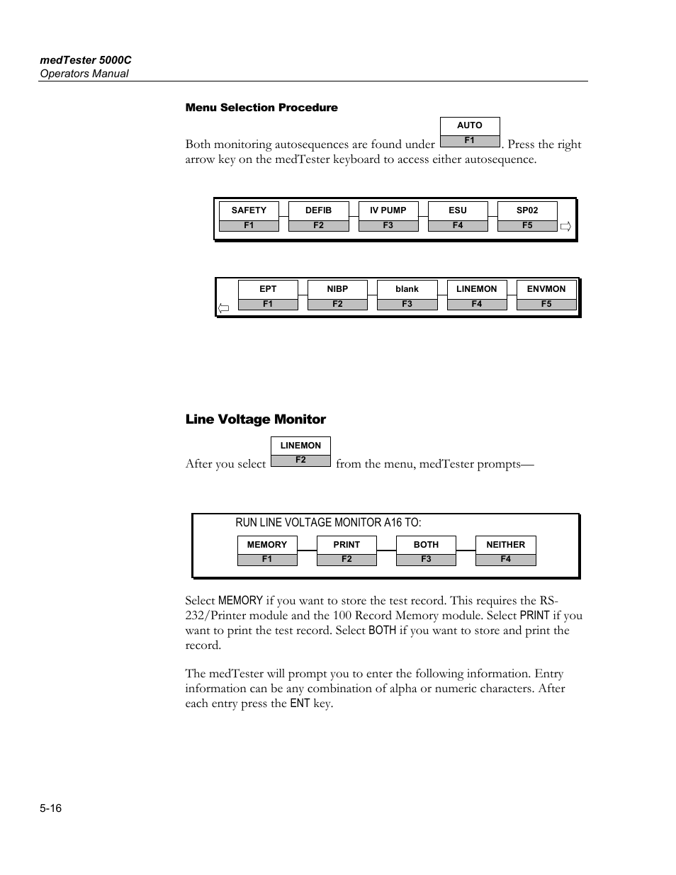 End-of-test prompts | Fluke Biomedical medTester 5000C User Manual | Page 86 / 292