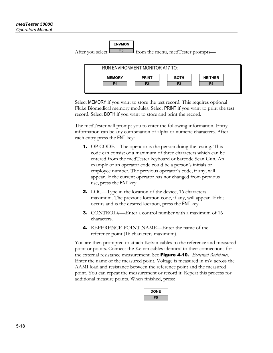 End-of-test prompts | Fluke Biomedical medTester 5000C User Manual | Page 88 / 292