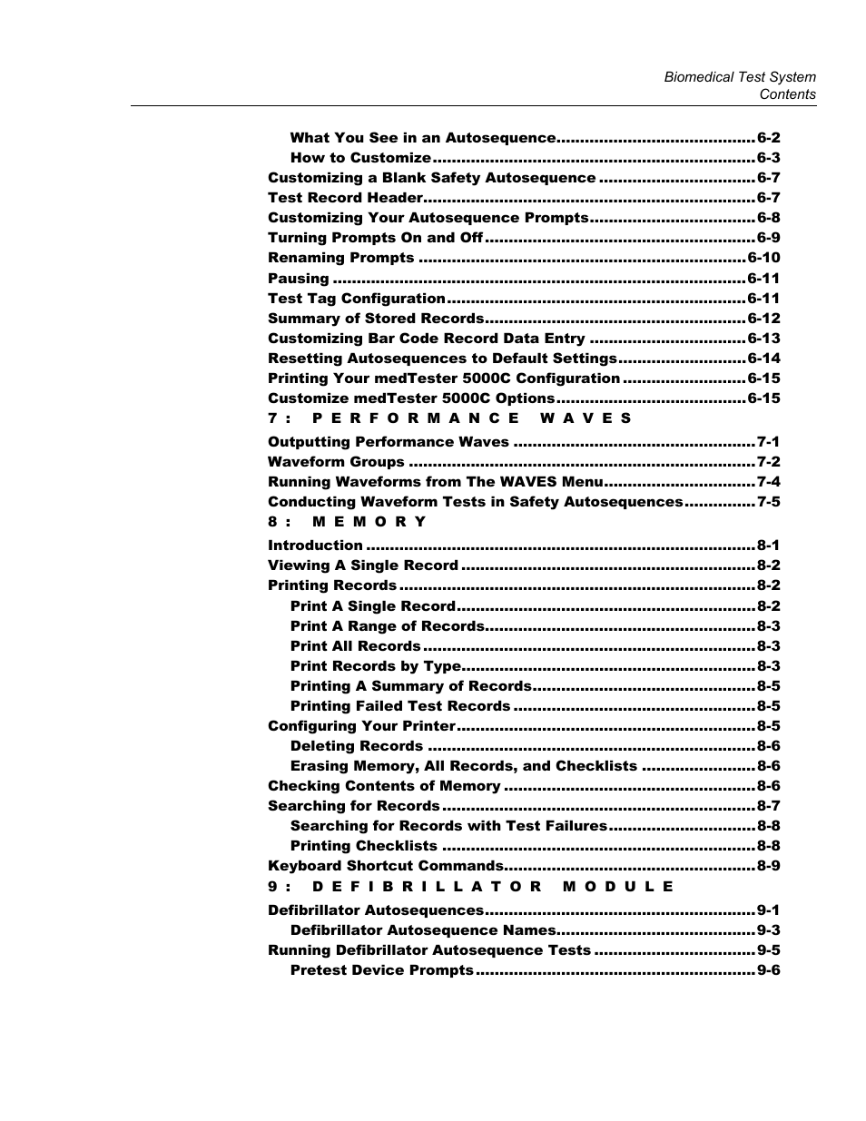 Fluke Biomedical medTester 5000C User Manual | Page 9 / 292