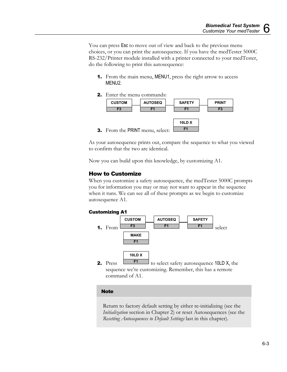 Customizing a blank safety autosequence, Test record header | Fluke Biomedical medTester 5000C User Manual | Page 95 / 292