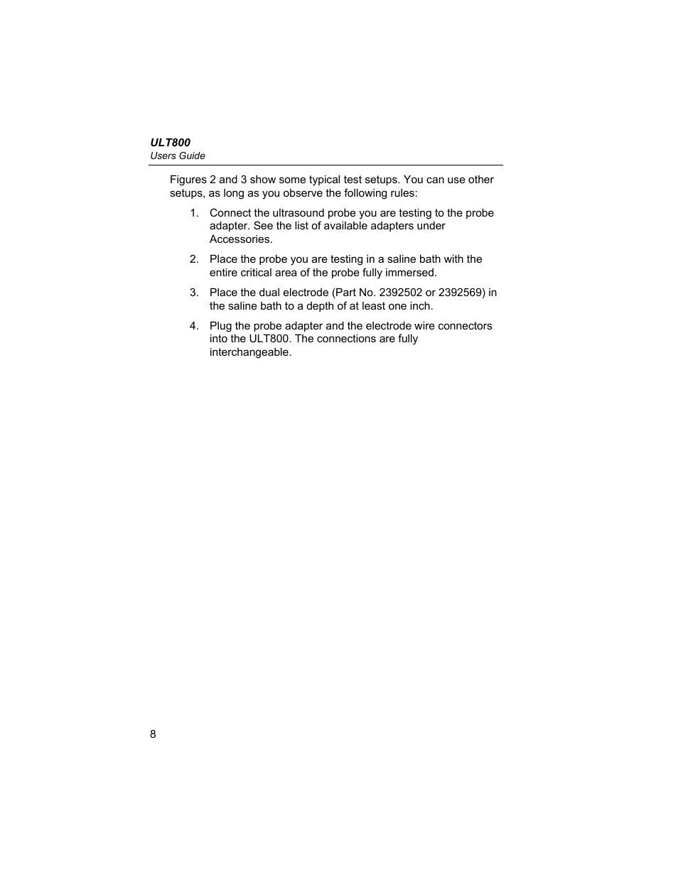 Fluke Biomedical ULT800 User Manual | Page 18 / 26