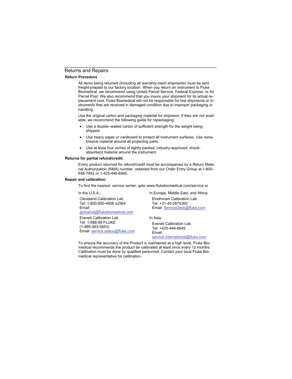 Fluke Biomedical ULT800 User Manual | Page 4 / 26