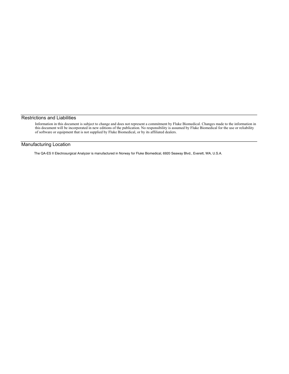 Fluke Biomedical QA-ES II User Manual | Page 6 / 34