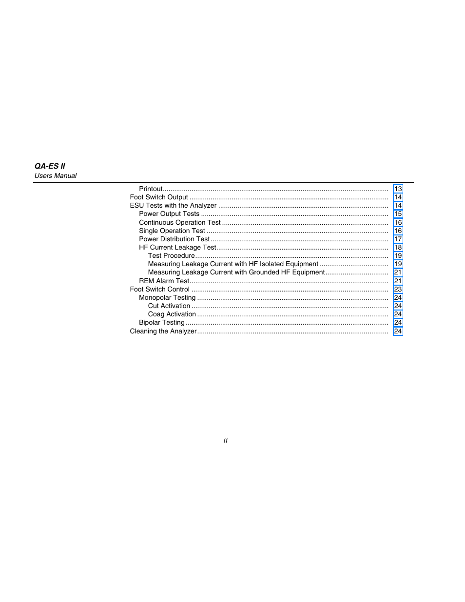 Fluke Biomedical QA-ES II User Manual | Page 8 / 34
