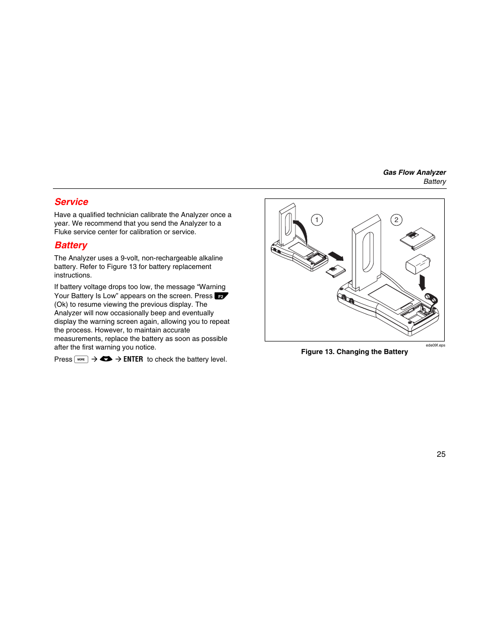 Service, Battery | Fluke Biomedical VT Mobile Getting Started User Manual | Page 35 / 44