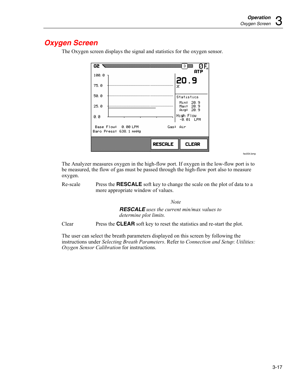 Oxygen screen | Fluke Biomedical VT Plus HF User Manual | Page 67 / 142