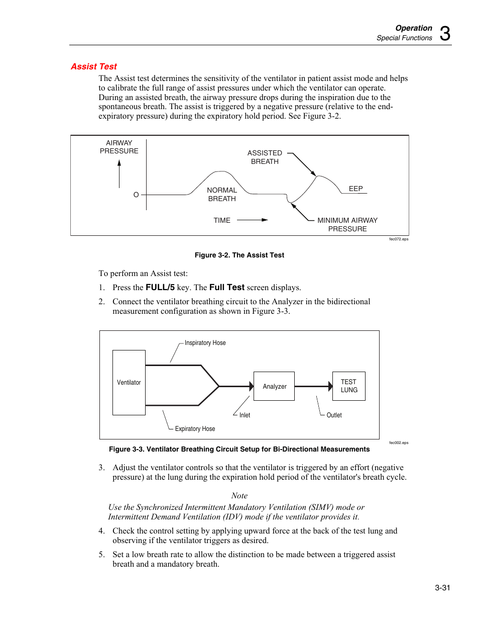 Assist test | Fluke Biomedical VT Plus HF User Manual | Page 81 / 142