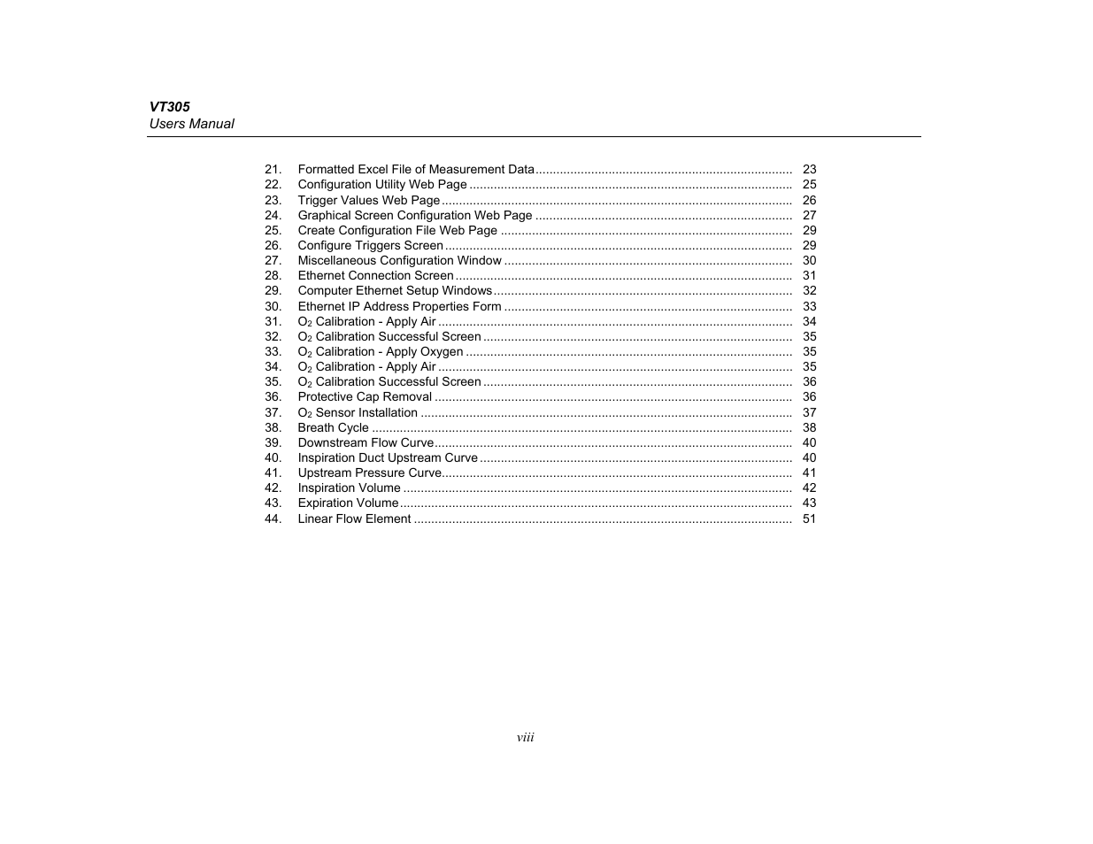 Fluke Biomedical VT305 User Manual | Page 14 / 74