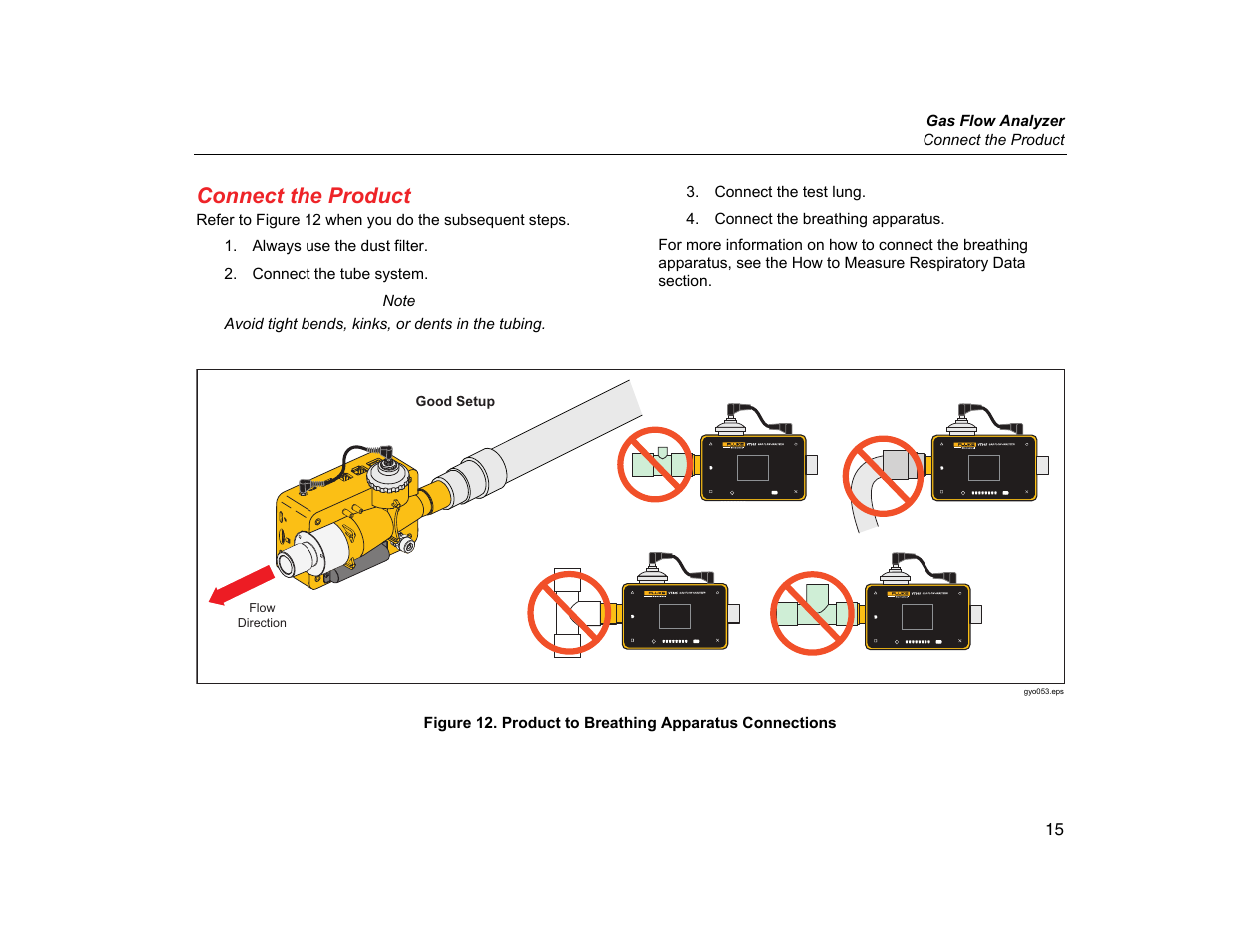 Connect the product | Fluke Biomedical VT305 User Manual | Page 29 / 74