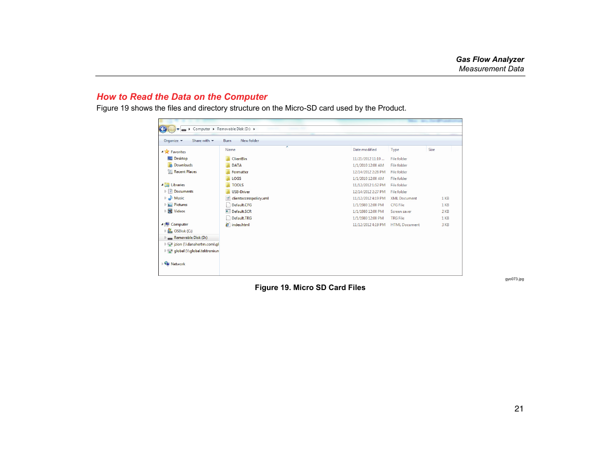 How to read the data on the computer | Fluke Biomedical VT305 User Manual | Page 35 / 74