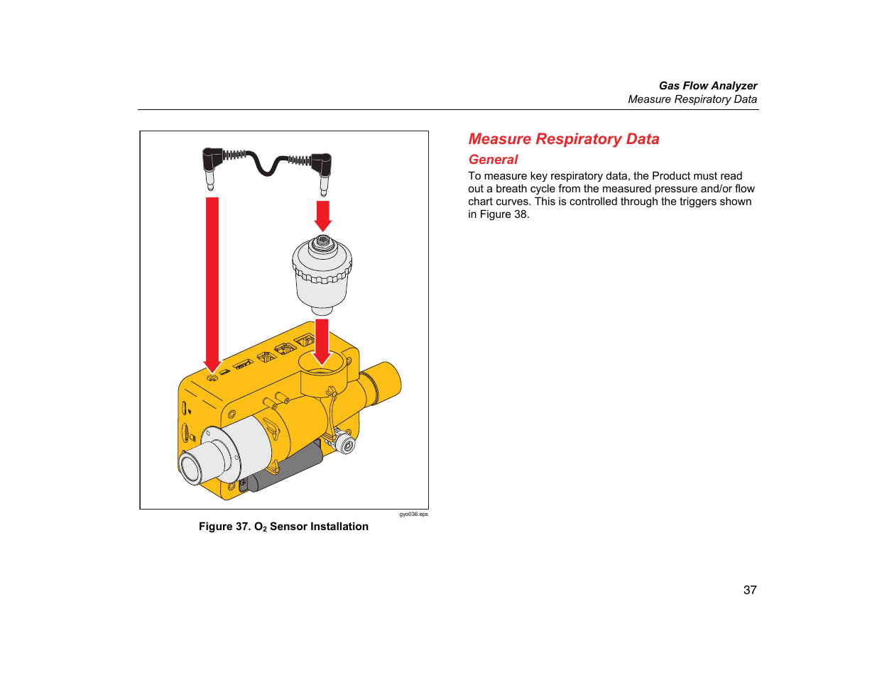 Measure respiratory data, General | Fluke Biomedical VT305 User Manual | Page 51 / 74