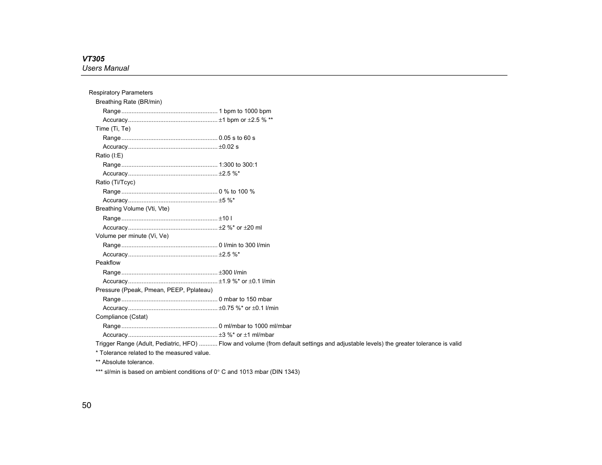 Fluke Biomedical VT305 User Manual | Page 64 / 74