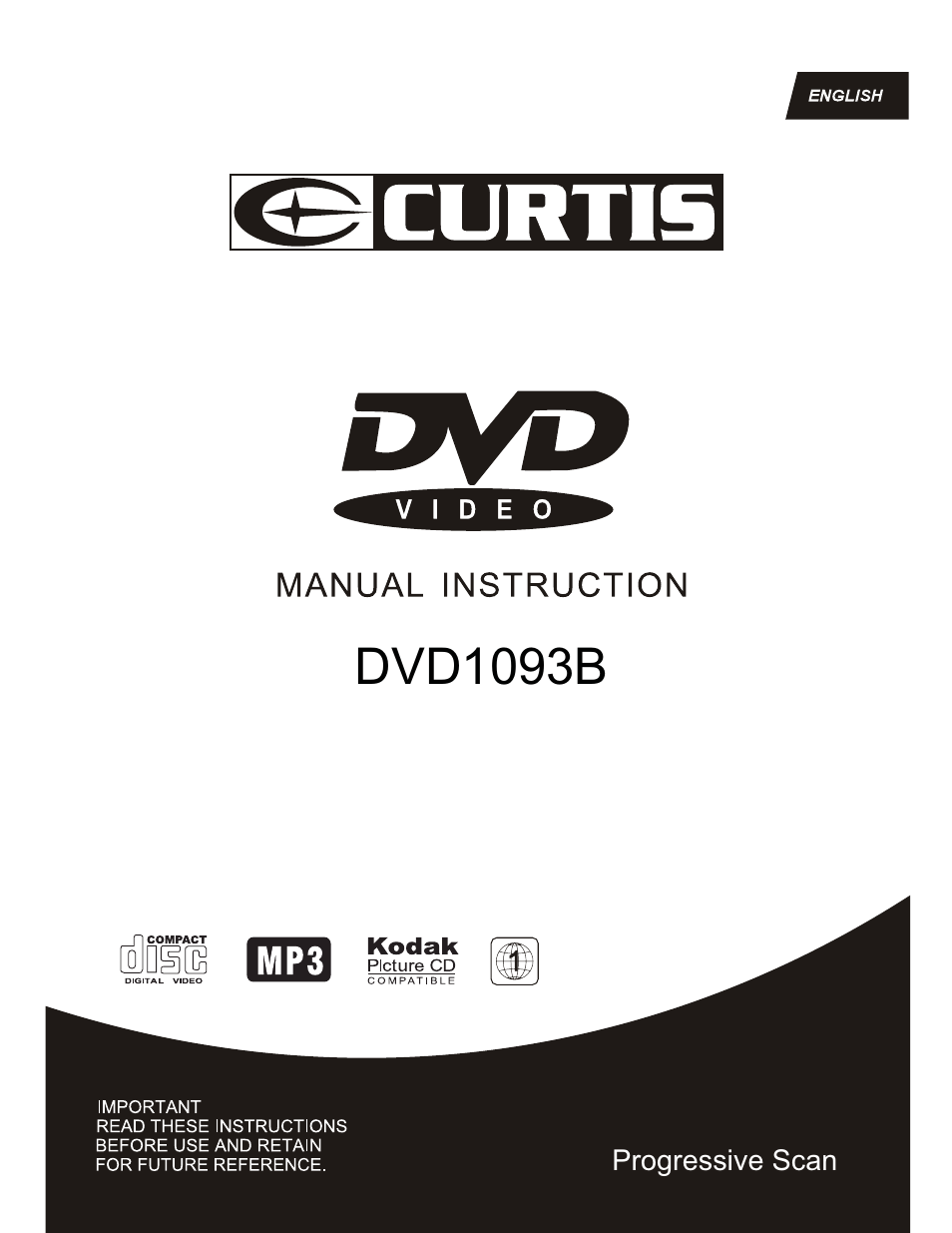 Curtis DVD1093B User Manual | 29 pages