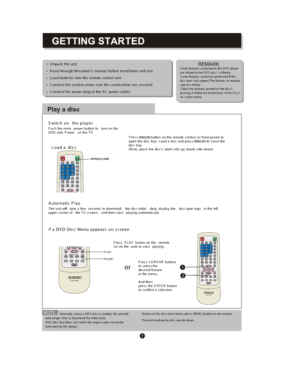 Curtis DVD1093B User Manual | Page 11 / 29