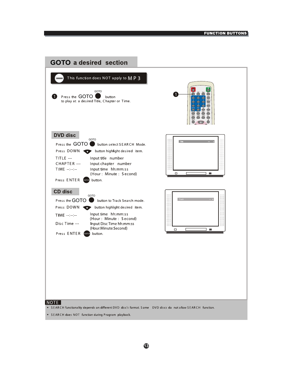 Goto | Curtis DVD1093B User Manual | Page 17 / 29