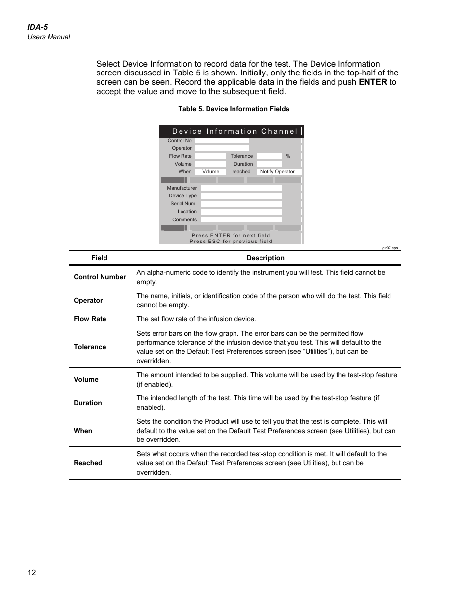 Fluke Biomedical IDA-5 User Manual | Page 22 / 44